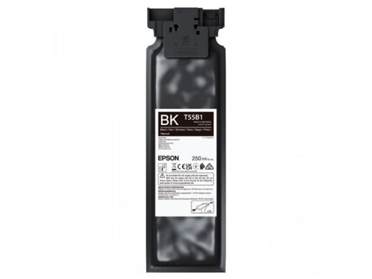 Epson T55b1 - 250 Ml - Svart - Original - Blekkpatron - For Surecolor F1000 Epson T55b1 - 250 Ml - Svart - Original - Blekkpatron - For Surecolor F1000