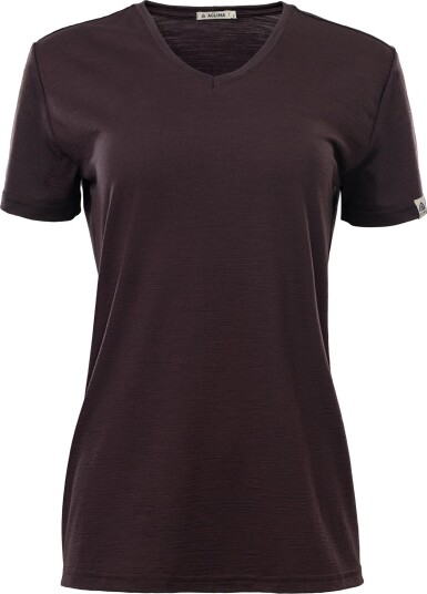 Aclima Women"s LightWool 180 Loose Fit Tee Chocolate Plum XS