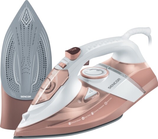 Sencor Ssi 8300Rs Dampstrykejern Keramisk Strykesåle 1,9 M 195 G/Min Brun Hvit 45 G/Min Sencor Ssi 8300Rs Dampstrykejern Keramisk Strykesåle 1,9 M 195 G/Min Brun Hvit 45 G/Min