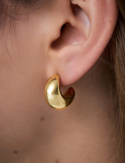 Pieces Pcdevia Earrings Box Wp Gold ONE SIZE Pieces Pcdevia Earrings Box Wp Gold ONE SIZE
