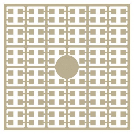 Pixelhobby Midi perler 101 lys beige 2x2 mm 140 piksler