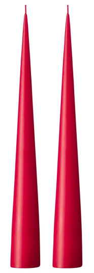 Ester & Erik kjeglelys 37 cm 2-stk. matt Winter berry 36