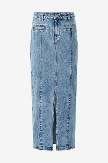 KAFFE   Denim skjørt kahroa Denim Skirt   Blå