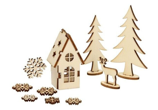 Creativ Company Create and Decorate your Christmas Decoration House