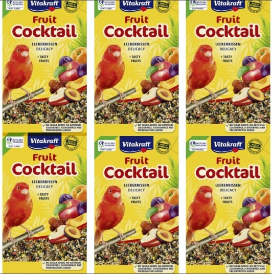 Vitakraft 6 X Fruit Cocktail For Canary´S Vitakraft 6 X Fruit Cocktail For Canary´S