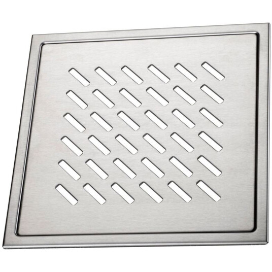 DESIGN SLUKRIST PEARL 20X20 CM BØRSTET SYREFAST