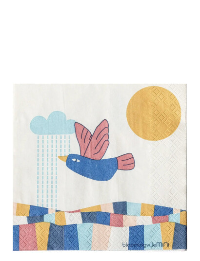 Bloomingville Colorine Napkin - Multi/patterned - 33X33CM Bloomingville Colorine Napkin - Multi/patterned - 33X33CM