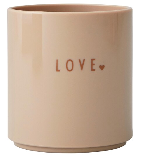 Design Letters favorittkopp mini Love (beige)
