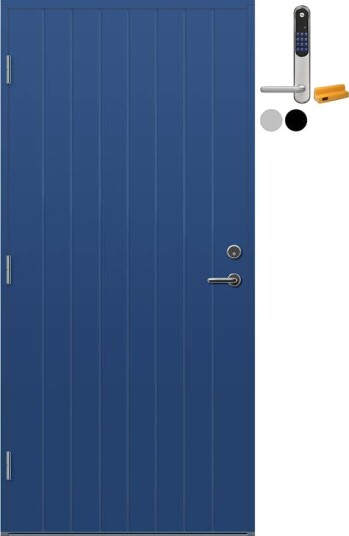 Ytterdør Bygg1 Bodø med Yale Doorman Classic Home