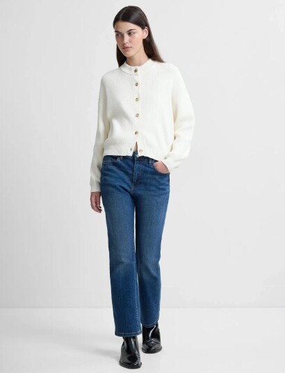 French Connection Milano Mozart Ls Cardi Cream L French Connection Milano Mozart Ls Cardi Cream L