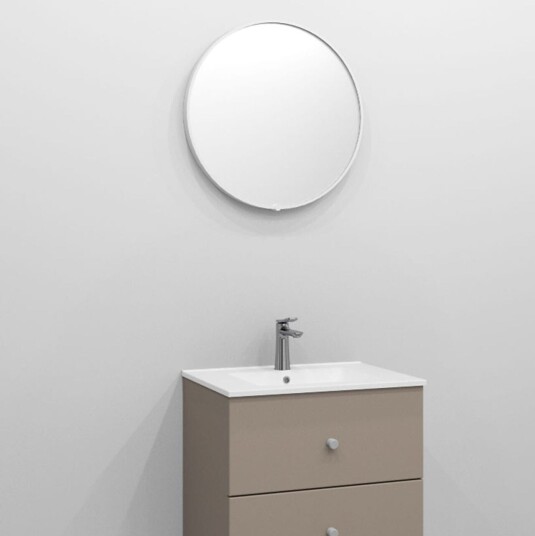 Alterna Umbra Rundt Speil 60cm / Hvit Alterna Umbra Rundt Speil 60cm / Hvit