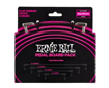 Ernie Ball Eb-6224 Patch Cable Flat Multi Ernie Ball Eb-6224 Patch Cable Flat Multi