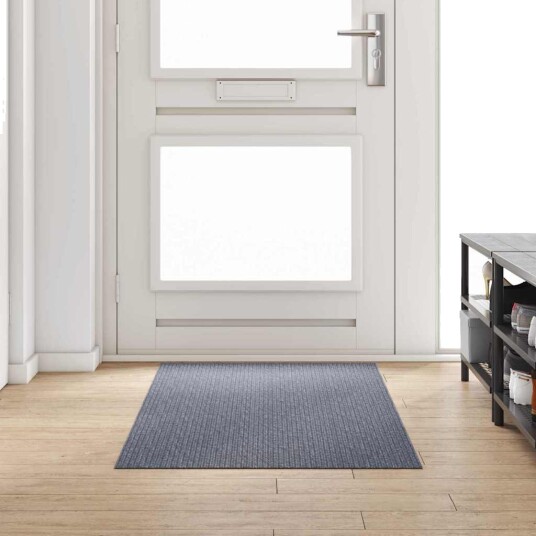  Teppeløper Lysegrå 100 x 300 cm stoff