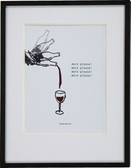 House Doctor HDWine Maleri 23x30 cm Vinrød