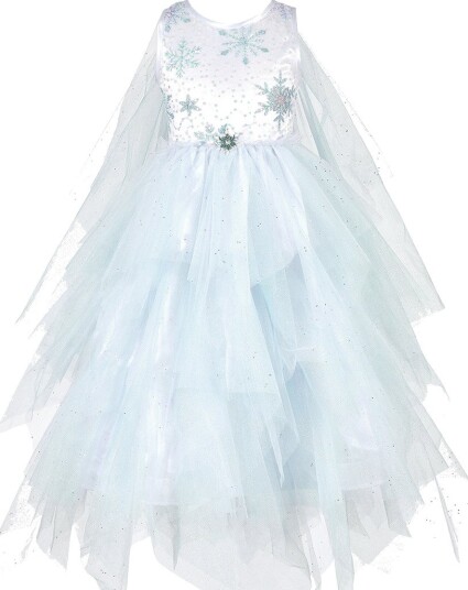 Souza Eira Prinsessekostyme Hvit/Lyseblå 3-4 år 98-104 cm