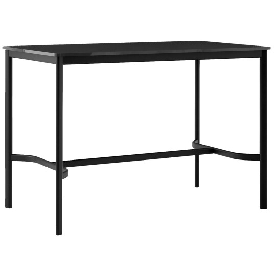 &Tradition Drip HW112 Bardisk 80x140 cm Svart Laminat / Svart