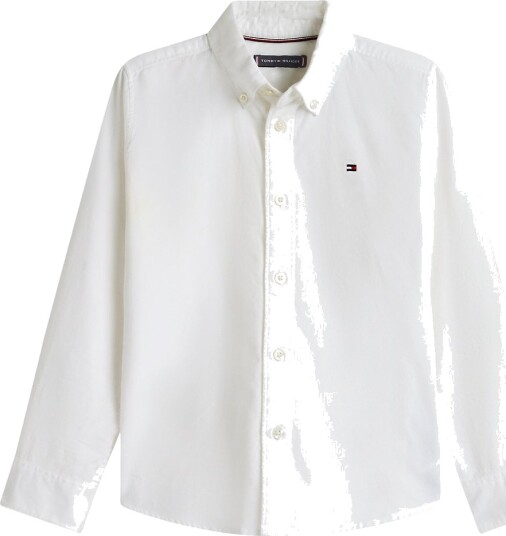 Tommy Hilfiger Flag Oxford Shirt Ls White 152