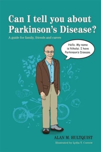 Can I Tell You About Parkinson'S Disease? Av Alan M. Hultquist