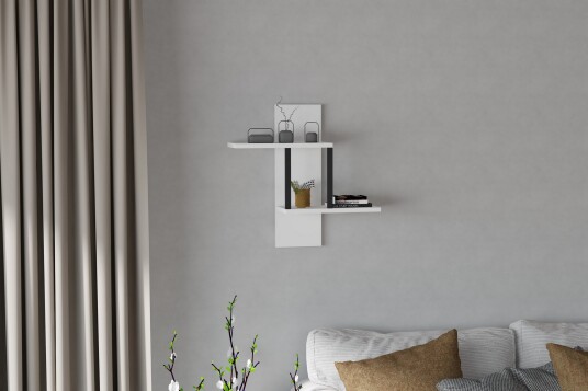 Vegghylle Smallwood 20x40 cm 2 pk Hvit