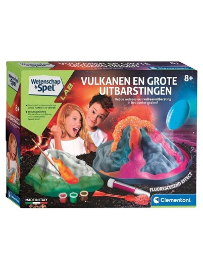 Clementoni Science & Play Glow in the Dark Volcano