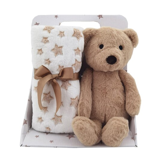 CarloBaby  Teppe Teddybjørn Brun