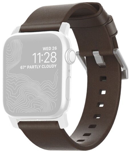 Nomad Modern LÃ¦derrem til Apple Watch 38/40/41mm   Brun