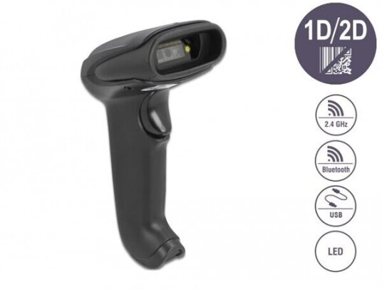 Delock Strekkodeskanner Portabel 30 Skann/Sek Dekodet Usb 2.0 Bluetooth 4.0 Rf(2.4 Ghz) Delock Strekkodeskanner Portabel 30 Skann/Sek Dekodet Usb 2.0 Bluetooth 4.0 Rf(2.4 Ghz)