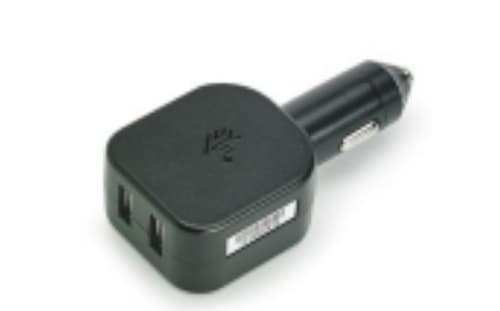 Zebra Bilstrømadapter 2.5 A med 2 USB Utganger for TC56 Zebra Bilstrømadapter 2.5 A med 2 USB Utganger for TC56