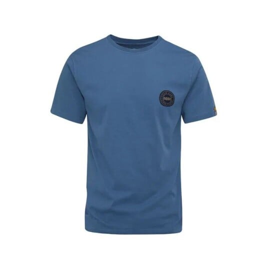 Moon Train hard badge TS ink blue S