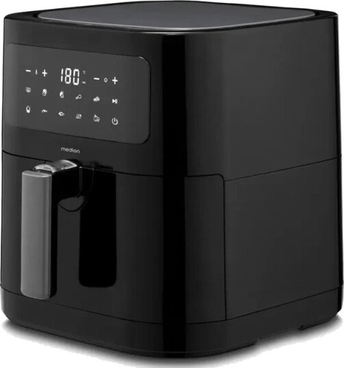 Medion E40 XL Airfryer 5,2L 2150W, 9 programmer, touchpanel, sort