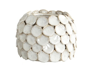 Vase 10 cm - Hvit