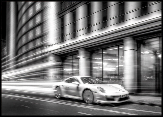 Porsche 911 in Motion Plakat Plakat / 70x100cm