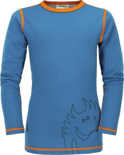 Vossatassar Monsterull Solid Trøye Ocean 100 Vossatassar Monsterull Solid Trøye Ocean 100
