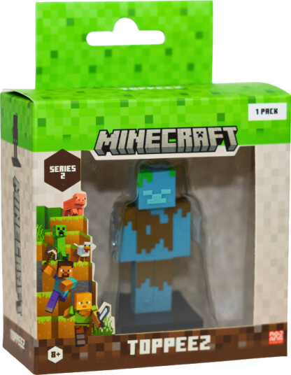 Minecraft Figur – S2 Toppeez 1 stk 6 cm – Drowned Minecraft Figur – S2 Toppeez 1 stk 6 cm – Drowned