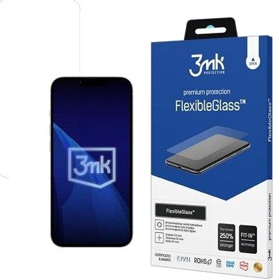 3Mk FlexibleGlass Hybridglass skjermbeskytter til mobiltelefon - sjokkavvisende