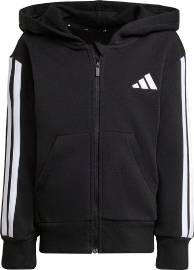 Adidas Sport Performance Hettegenser LK 3S FL FZ HD Svart Adidas Sport Performance Hettegenser LK 3S FL FZ HD Svart