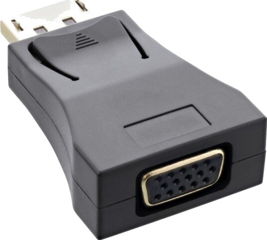 Inline 17196C Displayport Male Vga Hankjønn Hunkjønn Gull 1920 X 1080 Piksler