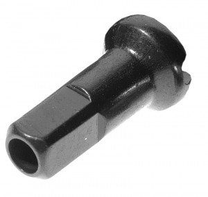 DT Swiss svart nippel brass 2,0 x 12 mm