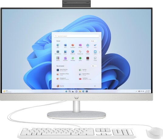 HP All-in-One 27-cr1071ng Core Ultra 7 155U 16GB 512GB SSD Windows 11 Home White D75G7EA#ABD