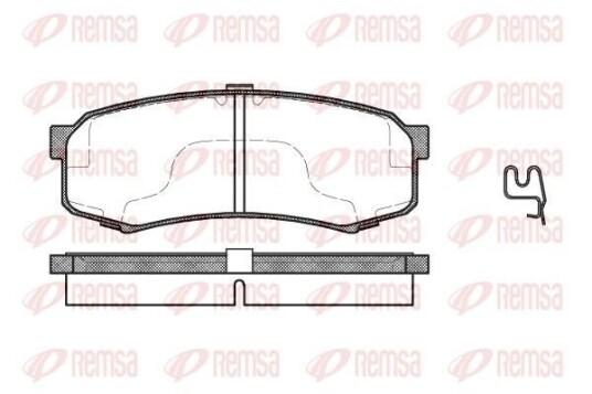 Bremseklosser REMSA 0413.04 Bremseklosser REMSA 0413.04