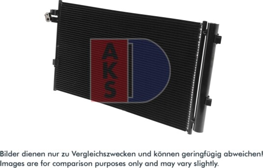Kondensator, klimaanlegg AKS DASIS 052034N