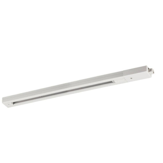 Link skinne 1,8 meter med endekobling Hvit
