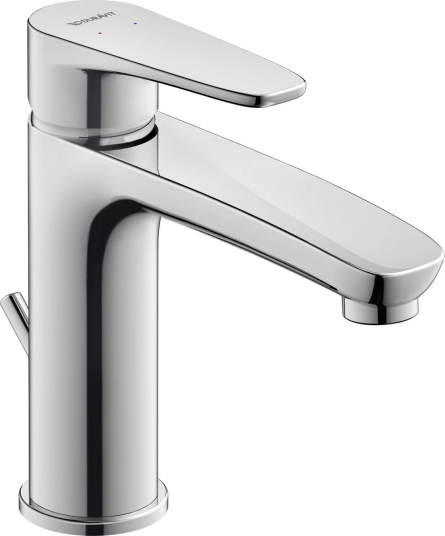 Duravit B.1 1-greps Servantbatteri M Med oppløftventil, Krom