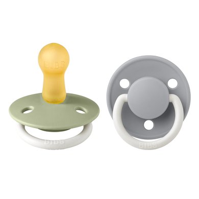 BIBS Boheme GLOW sut  2 pack Vanilla Dark Oak str. 2