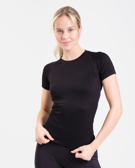 LEVITY Essential Seamless T-shirt Black Beauty XL
