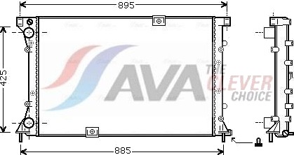 AVA COOLING SYSTEMS RT2313 Radiator motorkjøling