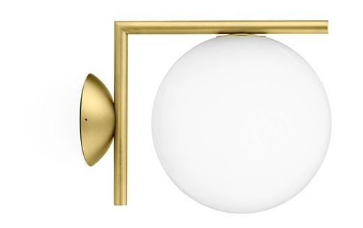 Flos IC Vegglampe/ Taklampe Utendørs Messing