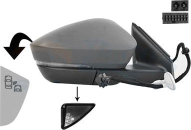 Sidespeil VAN WEZEL 7644828