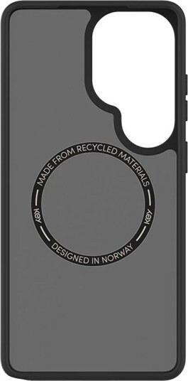 Key Frosted TPU deksel Samsung S26 Ultra Qi2 Trådløs lading Svart