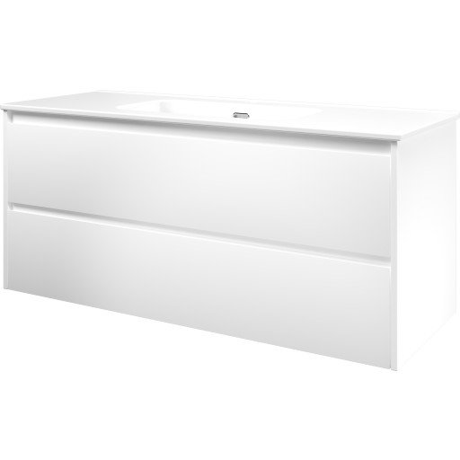 Sanibell Proline møbelpakke, 120x46 cm, matt hvit Sanibell Proline møbelpakke, 120x46 cm, matt hvit